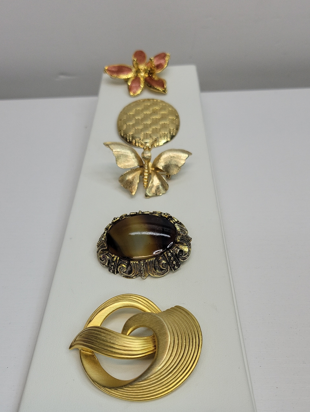 Gold Tone Brooch Bundle